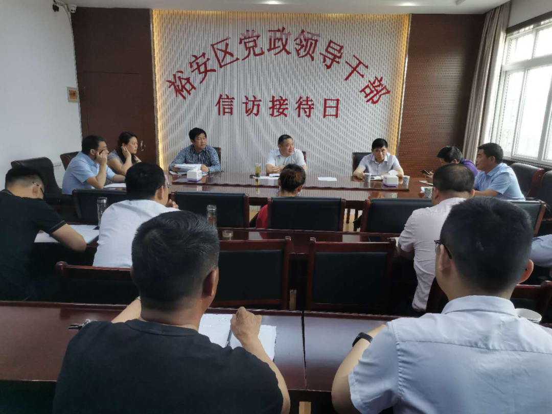     5月21日,六安市裕安区区委书记陈社教来到